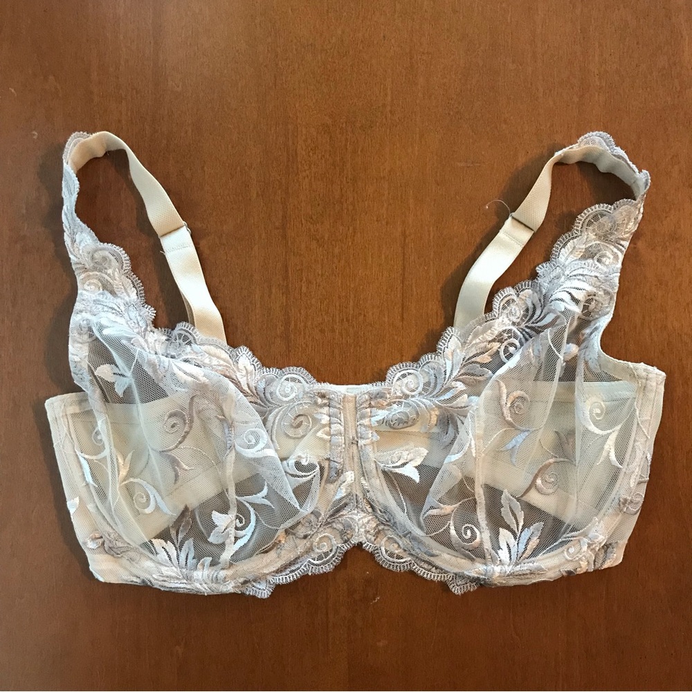 Soma Beige Sheer Lace Bra